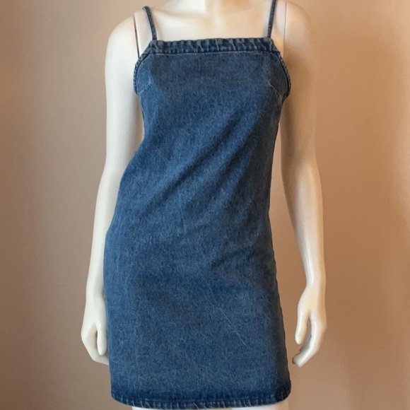 Frank And Oak Denim Mini Dress - Picture 4 of 8